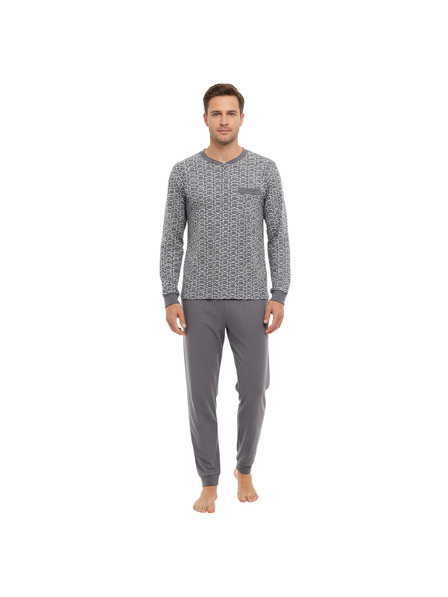 Gianvaglia Pánské pyžamo Gianvaglia vícebarevné (2501/grey)
