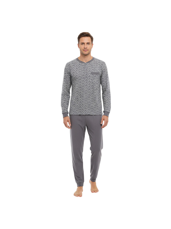 Gianvaglia Pánské pyžamo Gianvaglia vícebarevné (2501/grey)