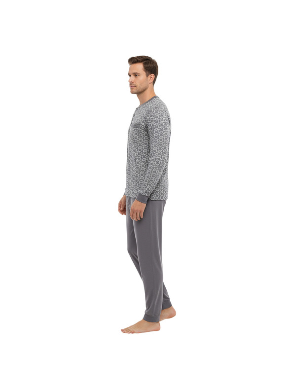 Gianvaglia Pánské pyžamo Gianvaglia vícebarevné (2501/grey)