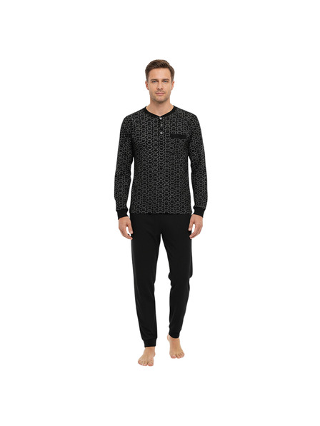 Gianvaglia Pánské pyžamo Gianvaglia vícebarevné (2501/black)