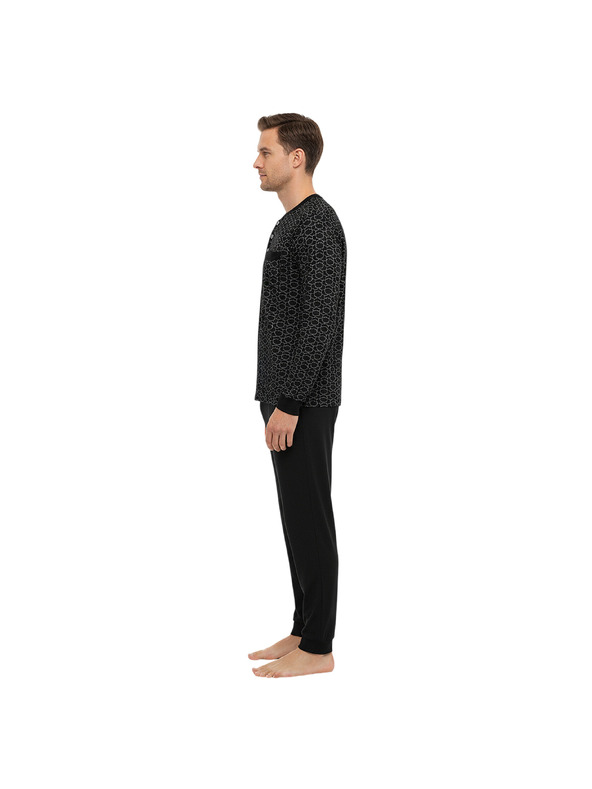 Gianvaglia Pánské pyžamo Gianvaglia vícebarevné (2501/black)