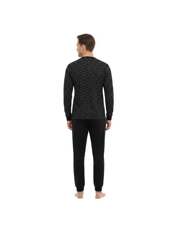 Gianvaglia Pánské pyžamo Gianvaglia vícebarevné (2501/black)