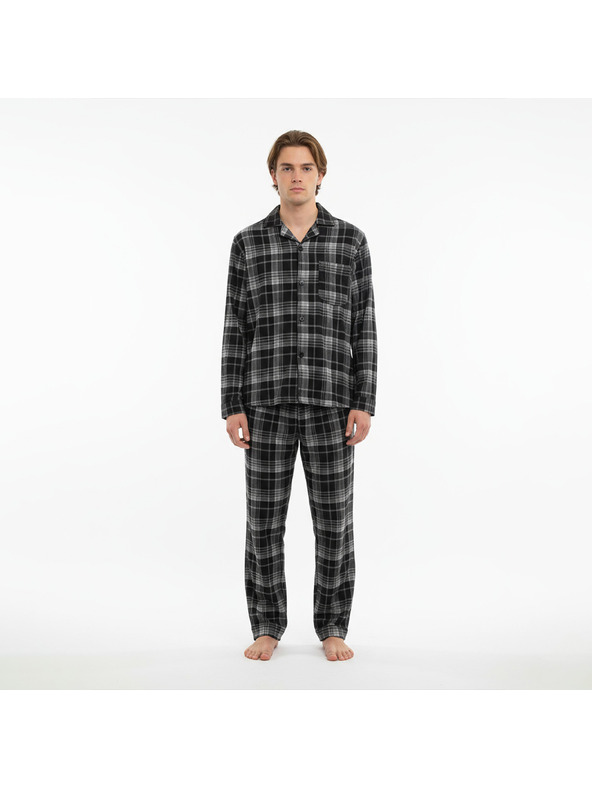 Gianvaglia Pánské pyžamo Gianvaglia vícebarevné (2503/black)
