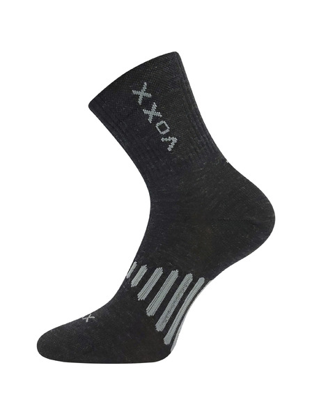 VoXX Ponožky Voxx merino vysoké tmavě šedé