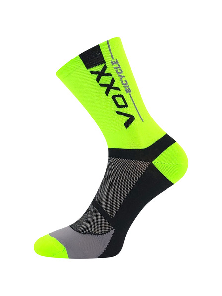 VoXX Ponožky VoXX cyklistické neon zelené