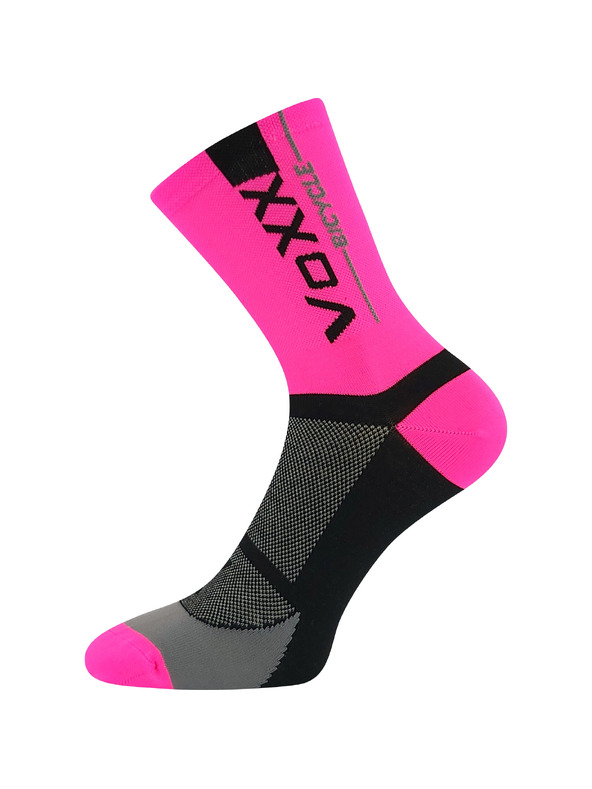 VoXX Ponožky VoXX cyklistické neon růžové