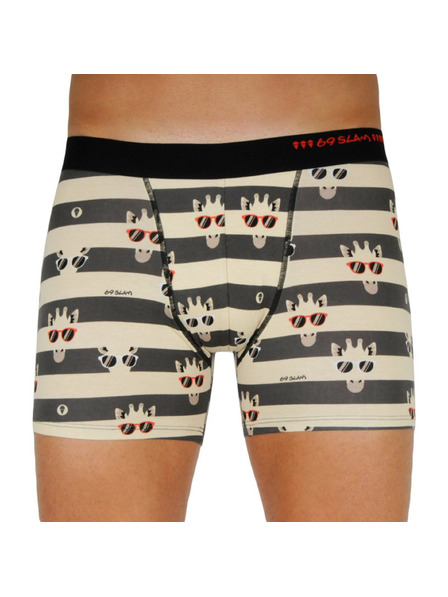 69slam Sada tří - pánské boxerky 69SLAM fit bamboo mix