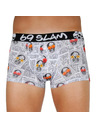 69slam Pánské boxerky 69SLAM hip newspaper