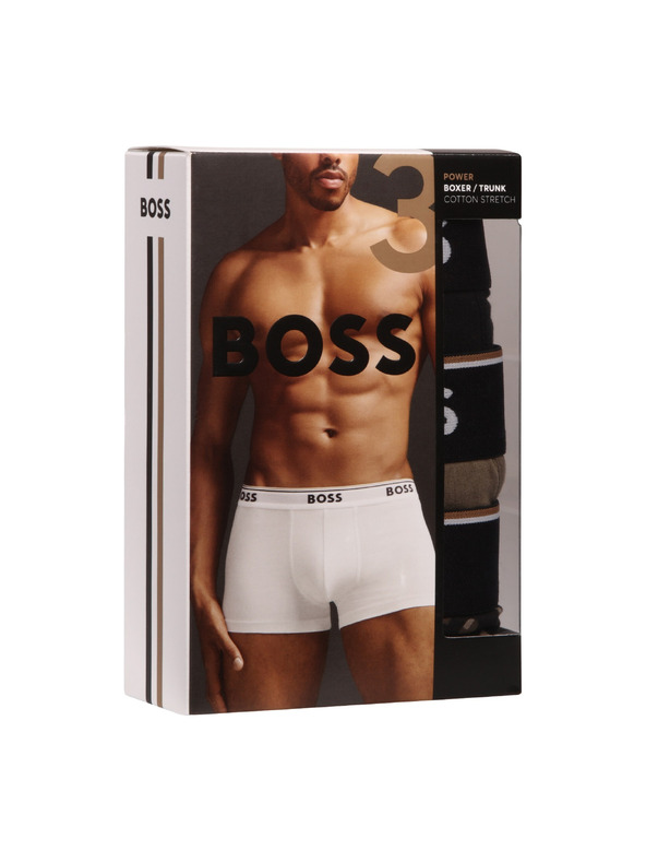BOSS Sada tří - pánské boxerky BOSS vícebarevné