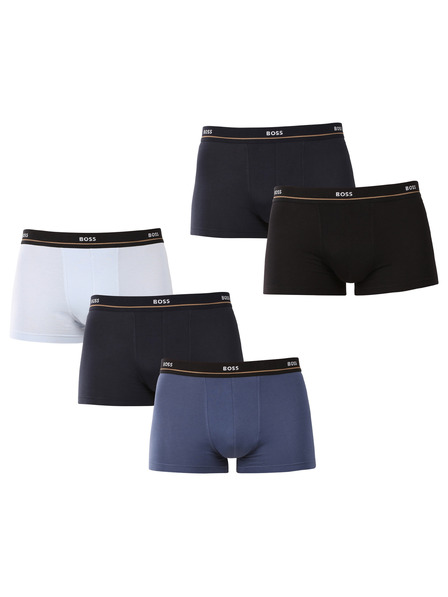 BOSS Sada pěti - pánské boxerky BOSS vícebarevné