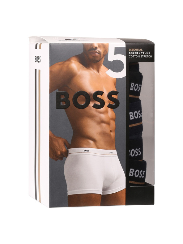BOSS Sada pěti - pánské boxerky BOSS vícebarevné