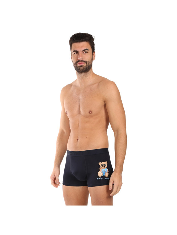 Cornette Pánské boxerky Cornette Tattoo modré (280/246)