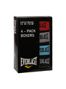 Everlast Sada čtyř - pánské boxerky Everlast černé
