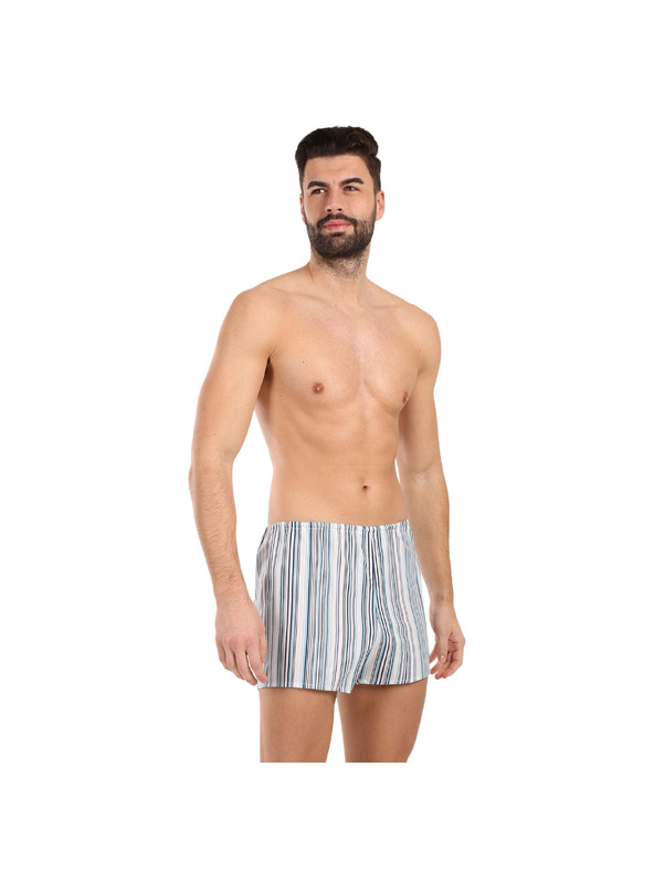 Foltýn Klasické pánské trenky Foltýn světlé proužky