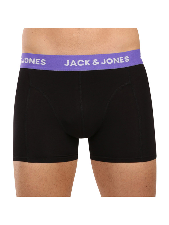Jack & Jones Sada tří - pánské boxerky Jack and Jones černé