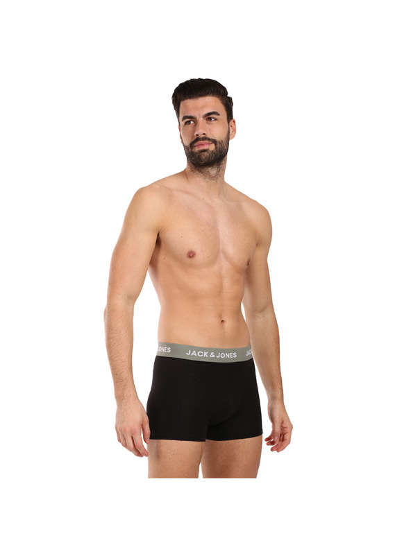 Jack & Jones Sada tří - pánské boxerky Jack and Jones černé
