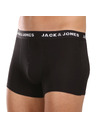 Jack & Jones Sada sedmi - pánské boxerky Jack and Jones černé