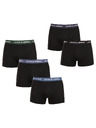Jack & Jones Sada pěti - pánské boxerky Jack and Jones černé