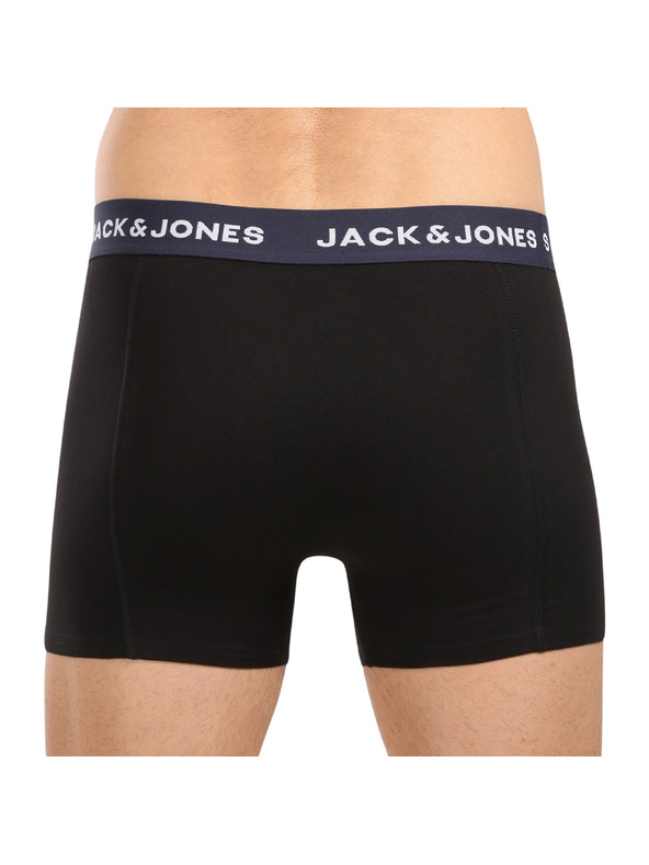 Jack & Jones Sada pěti - pánské boxerky Jack and Jones černé
