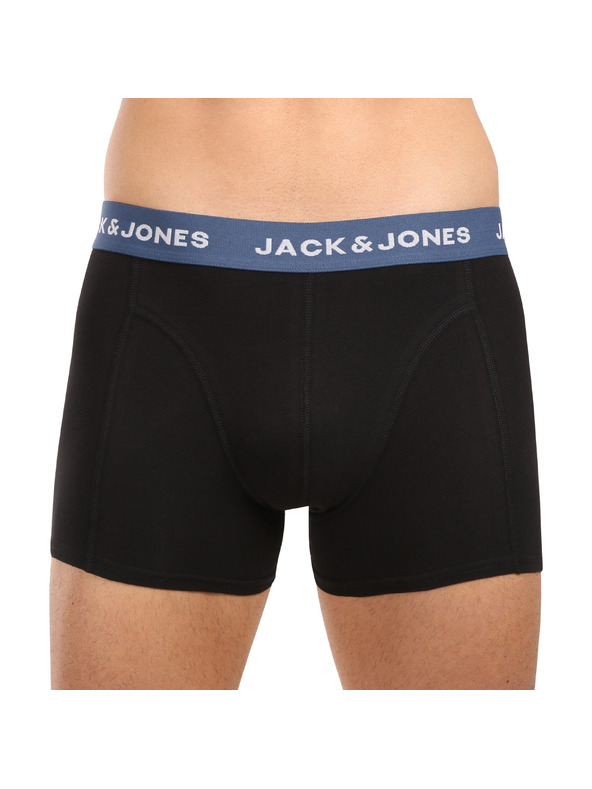 Jack & Jones Sada pěti - pánské boxerky Jack and Jones černé