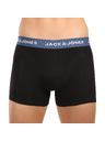 Jack & Jones Sada pěti - pánské boxerky Jack and Jones černé