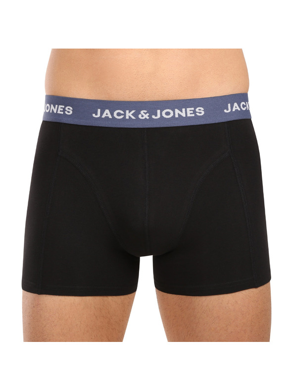Jack & Jones Sada pěti - pánské boxerky Jack and Jones černé