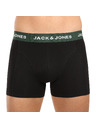 Jack & Jones Sada pěti - pánské boxerky Jack and Jones černé