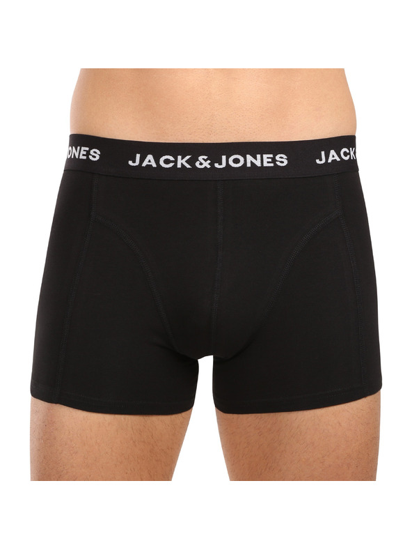 Jack & Jones Sada pěti - pánské boxerky Jack and Jones černé