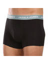 Jack & Jones Sada sedmi - pánské boxerky Jack and Jones černé