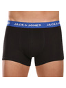 Jack & Jones Sada sedmi - pánské boxerky Jack and Jones černé