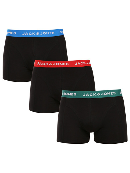 Jack & Jones Sada tří - pánské boxerky Jack and Jones černé