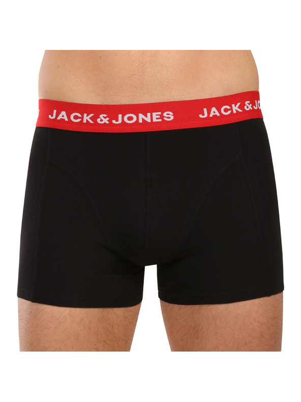 Jack & Jones Sada tří - pánské boxerky Jack and Jones černé