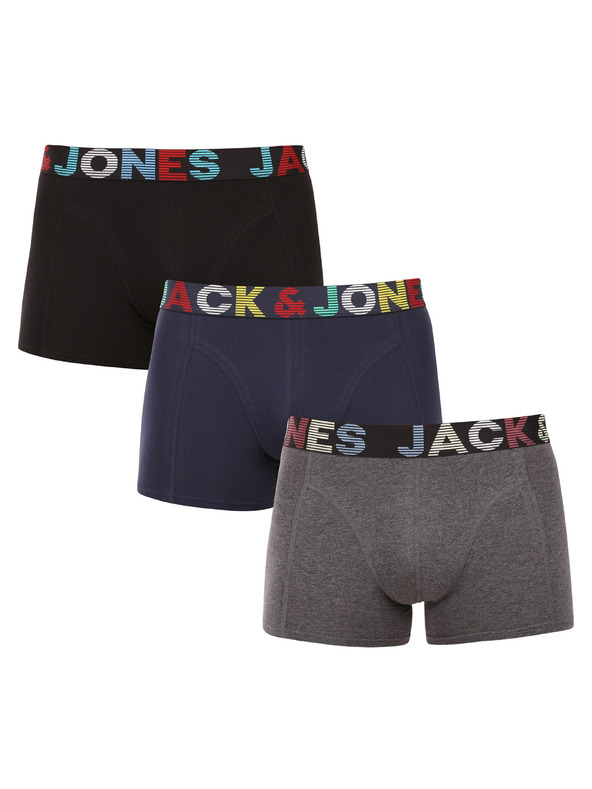 Jack & Jones Sada tří - pánské boxerky Jack and Jones vícebarevné