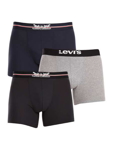 Levi's® Sada tří - pánské boxerky Levis vícebarevné