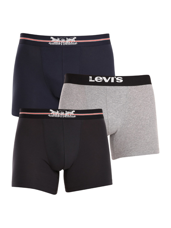 Levi's® Sada tří - pánské boxerky Levis vícebarevné