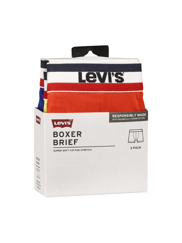 Levi's® Sada tří - pánské boxerky Levis vícebarevné