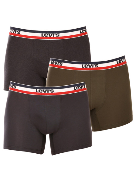 Levi's® Sada tří - pánské boxerky Levis vícebarevné