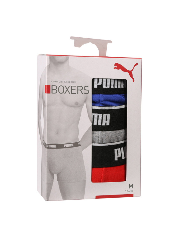 Puma Sada tří - pánské boxerky Puma vícebarevné