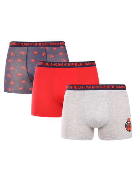 Trenýrkárna Sada tří - pánské boxerky Spider-Man vícebarevné (PO39683/4)
