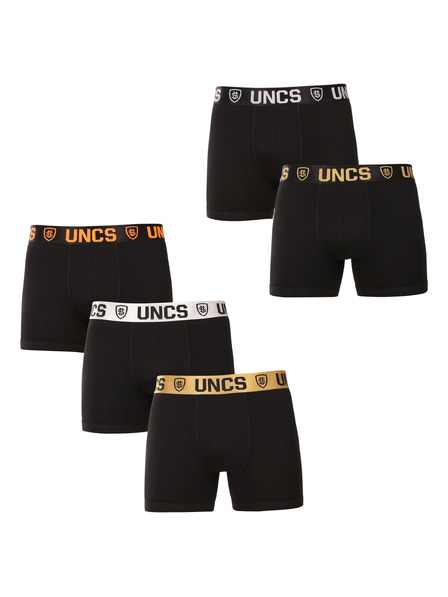 UNCS Sada pěti - pánské boxerky UNCS černé