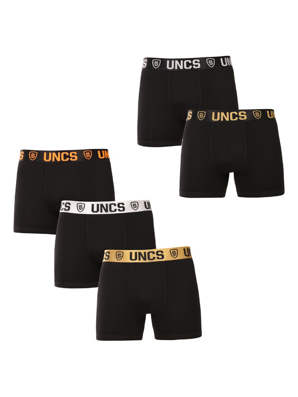 UNCS Sada pěti - pánské boxerky UNCS černé