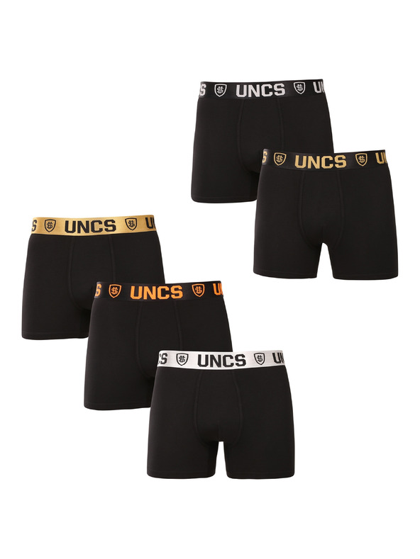 UNCS Sada pěti - pánské boxerky UNCS černé