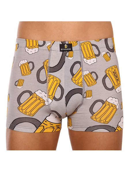 VoXX Pánské boxerky VoXX vícebarevné (Kevin-beer/big light grey)
