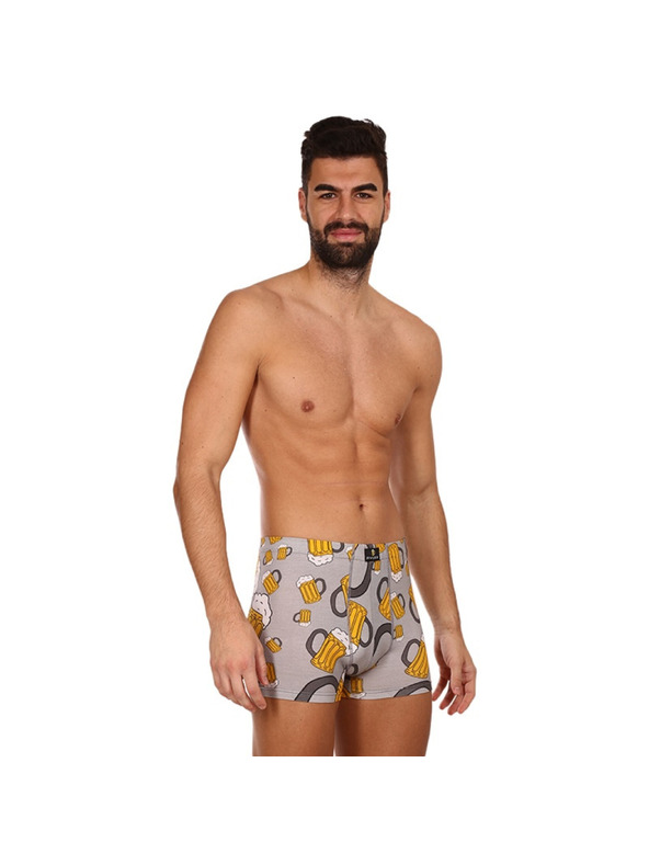 VoXX Pánské boxerky VoXX vícebarevné (Kevin-beer/big light grey)
