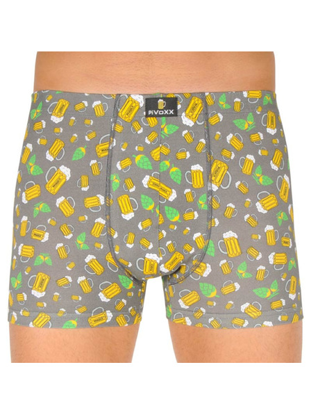 VoXX Pánské boxerky VoXX vícebarevné (Kevin-pivo/malé šedé)