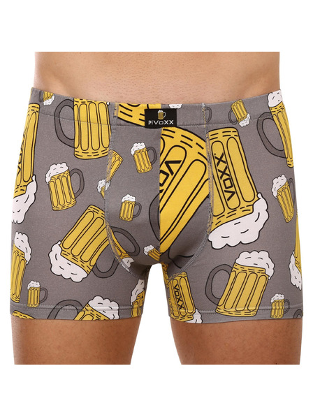 VoXX Pánské boxerky VoXX vícebarevné (Kevin-pivo/velké šedé)