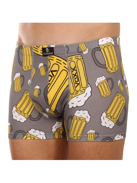 VoXX Pánské boxerky VoXX vícebarevné (Kevin-pivo/velké šedé)
