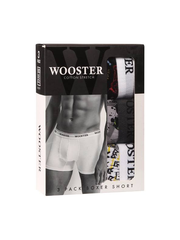 Wooster Sada tří - pánské boxerky Wooster vícebarevné