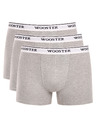 Wooster Sada tří - pánské boxerky Wooster šedé