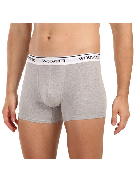 Wooster Sada tří - pánské boxerky Wooster šedé